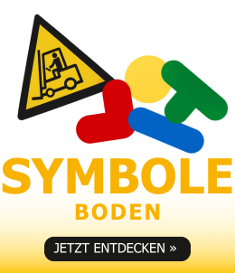 Praktische Bodensymbole in Markenqualität